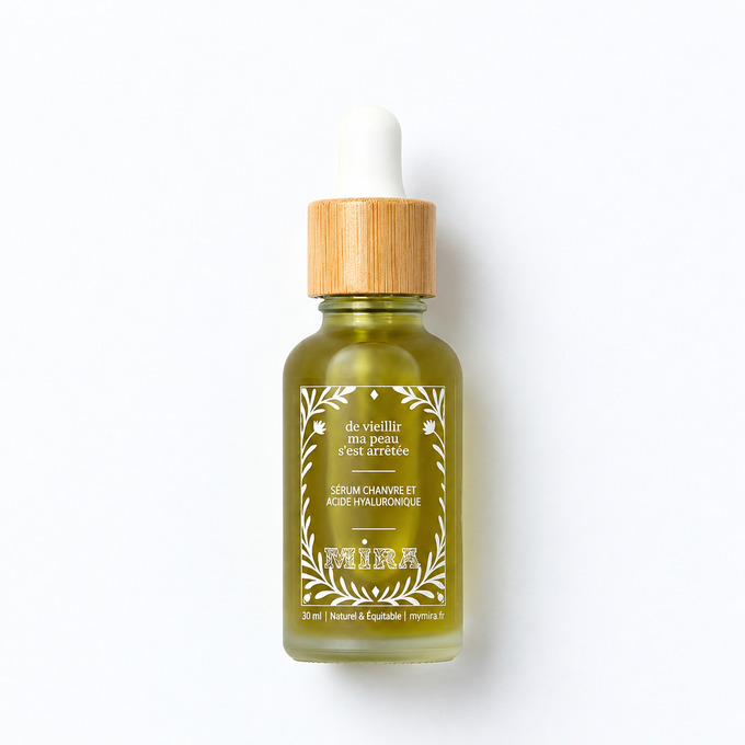 Sérum anti-âge, Chanvre & Acide Hyaluronique
